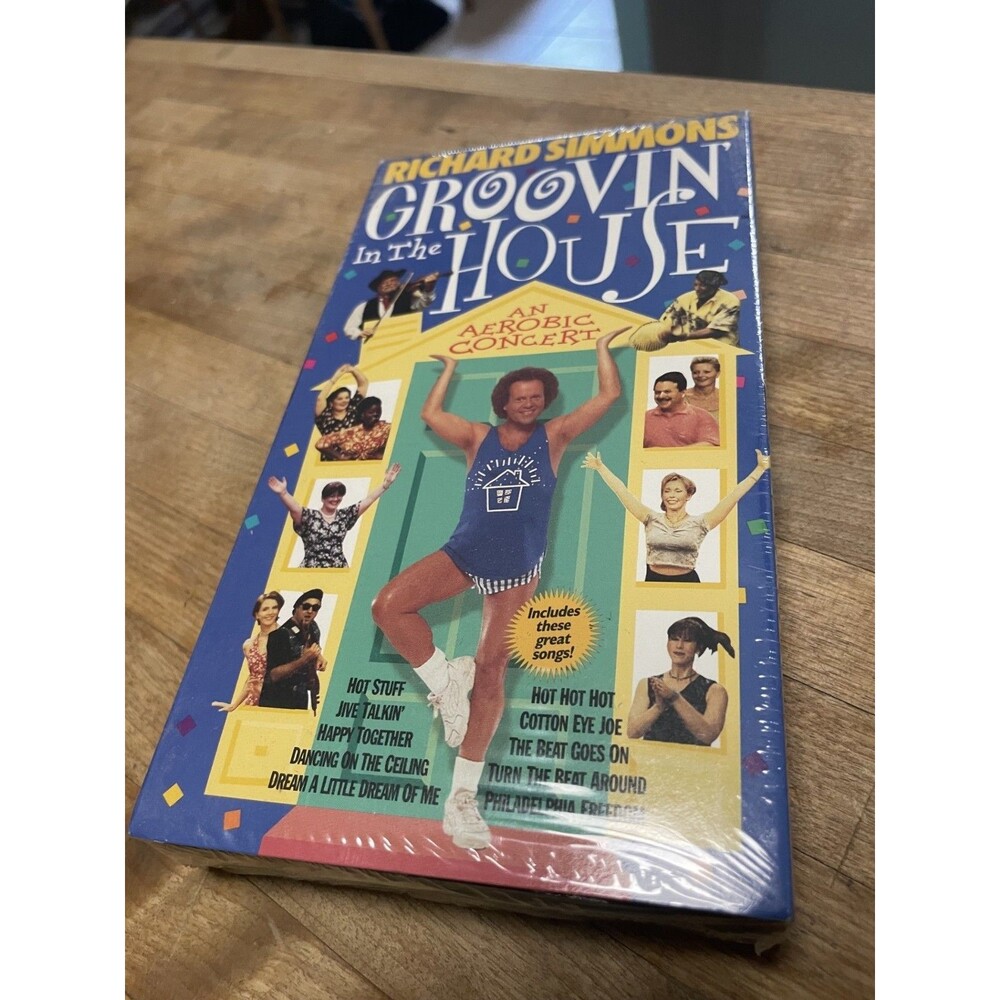 Richard Simmons Groovin' In The House An Aerobic Concert VHS New Sealed